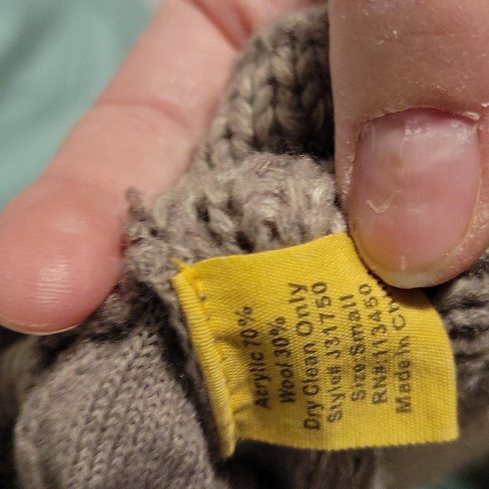 Cute boho baby doll 3/4 link sweater - Picture 6 of 6